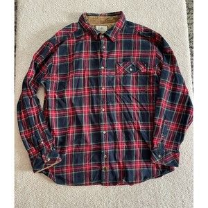 Legendary Whitetails Flannel Shirt Adult Mens 2xl Plaid  Original Buck Camp XXL